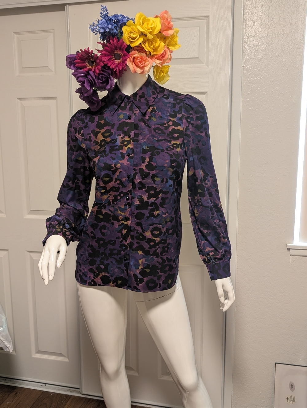ECI New York Multicolored Medium Long Sleeves Shirt